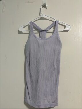 lululemon athletica Lilac Ribbed Racerback Tank
